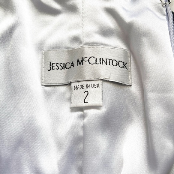 Jessica McClintock women size 2 zebra print zigzag flap cocktail dress. - Picture 7 of 10